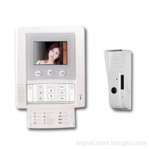 Video Door Phones with 3.5-inch TFT Colorful Video Display, Adjustable Brightness and Contrast